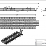 Понтонная платформа - паром, грузоподъемностью 45 тонн., Уфа